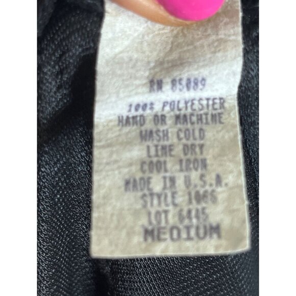 Cervelle Chic Skirt M Black Midi Neutral Preppy Classic Old Money Capsule 80s - Picture 9 of 10